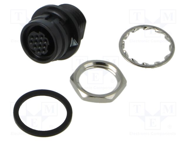 Connector: circular; HR30; Locking: push-pull; socket; female; 2A