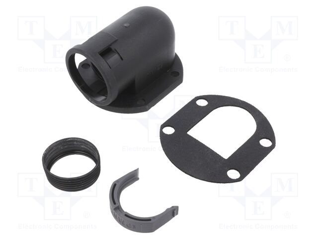 90° angled connector