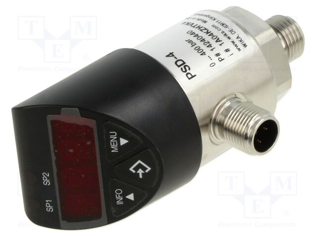 Automation module: transducer; pressure; 0÷400bar; OUT: 2; PSD-4