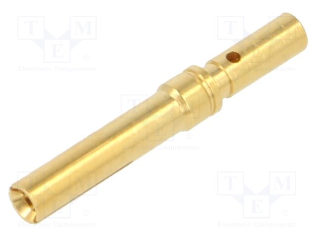 Contact; female; copper alloy; gold-plated; 0.13÷0.33mm2; CI; 5A