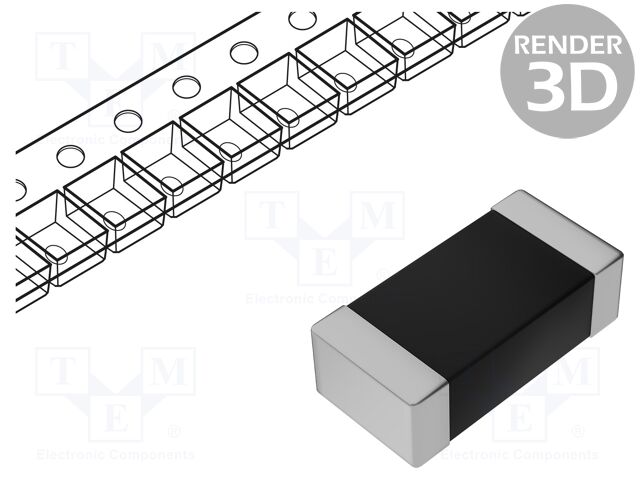 Thermistor, NTC, 10 kohm, ERTJ Series, 3435 K, SMD, 0402 [1005 Metric]