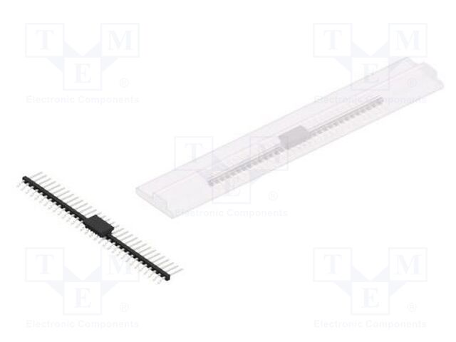 Connector: pin strips; pin header; male; PIN: 32; 2mm; SMT; 1x32