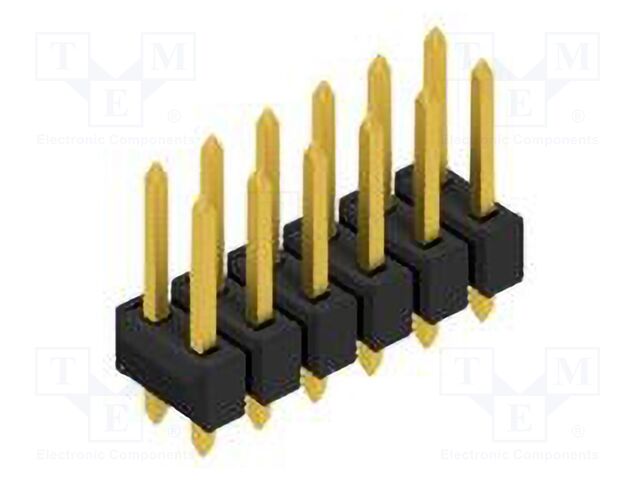 Connector: pin strips; pin header; male; PIN: 12; 2.54mm; THT; 2x6