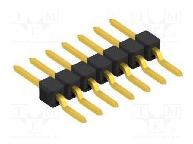 Connector: pin strips; pin header; male; PIN: 7; 2.54mm; SMT; 1x7