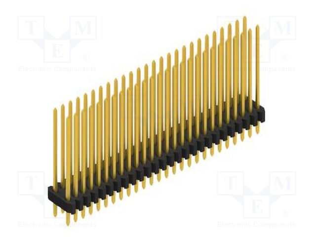 Connector: pin strips; pin header; male; PIN: 52; 1.27mm; THT; 2x26