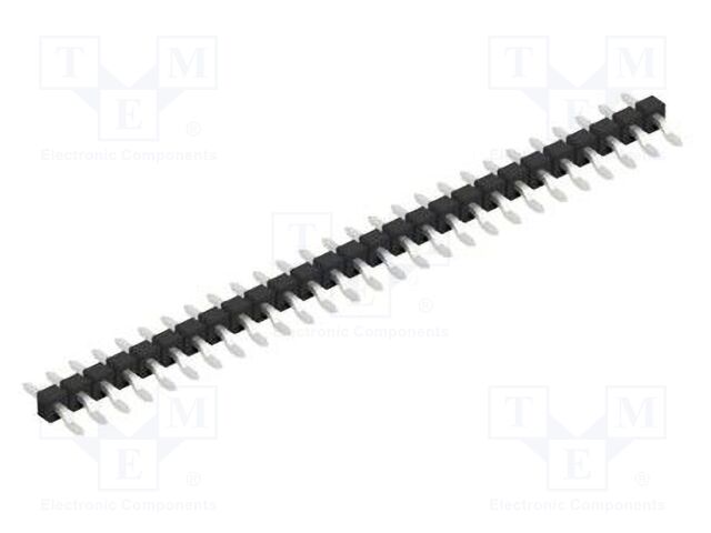Connector: pin strips; pin header; male; PIN: 27; 2.54mm; SMT; 1x27