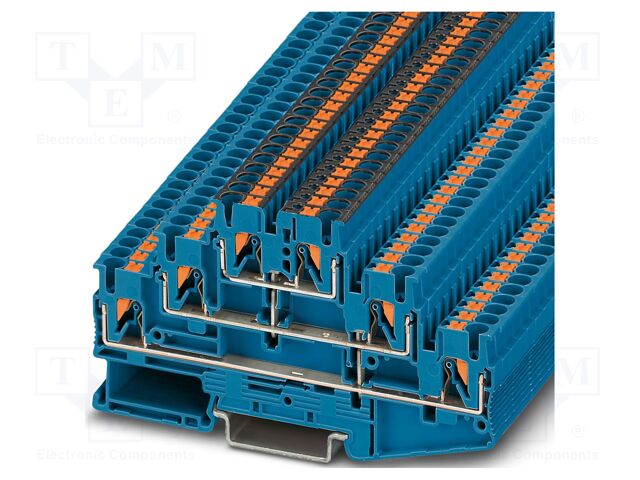 Splice terminal: rail; PT; PA; L: 56.5mm; terminals: 6; W: 5.2mm
