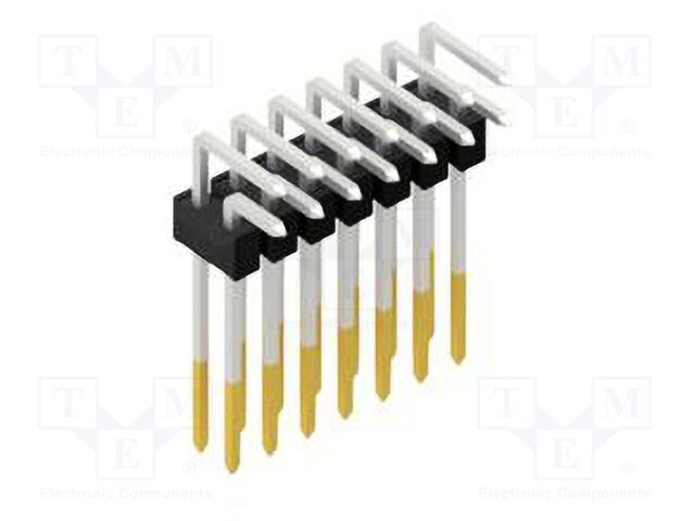 Connector: pin strips; pin header; male; PIN: 14; 2.54mm; THT; 2x7