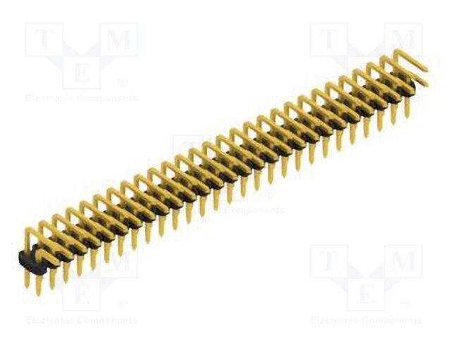 Connector: pin strips; pin header; male; PIN: 56; 2mm; THT; 2x28