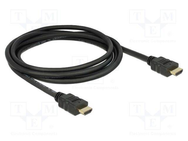 Cable; HDMI plug,both sides; HDMI 2.0,High Speed + Ethernet