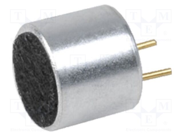 Microphone; electret; 100Hz÷20kHz; 2.2kΩ; -42dB; Ø6x5mm; 500uA