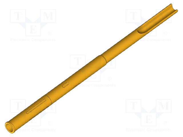 Test probe socket; Contact plating: gold-plated; KS-101; 26mm