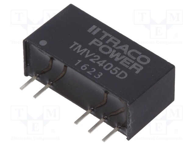Converter: DC/DC; 1W; Uin: 21.6÷26.4V; Uout: 5VDC; Uout2: -5VDC; SIP7