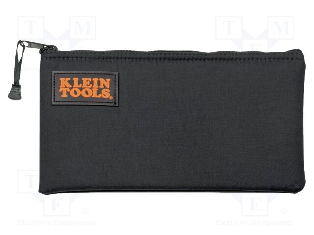 Waist bag; black; nylon fabrics; 318x178x13mm