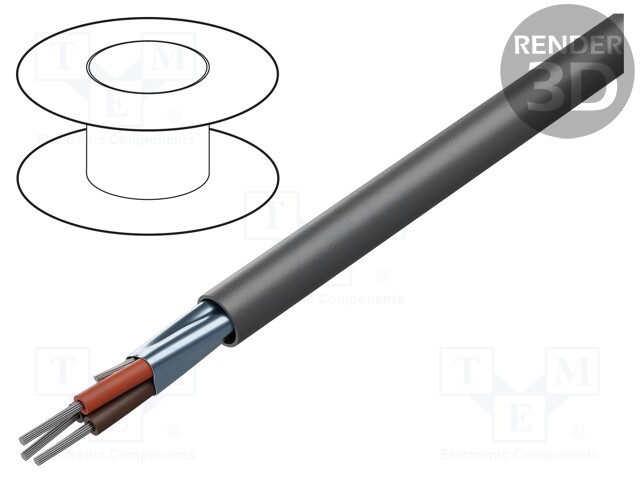 Wire; EcoCable® Mini,EcoGen™,UL AWM 21460,VW-1; 3x24AWG; MPPE
