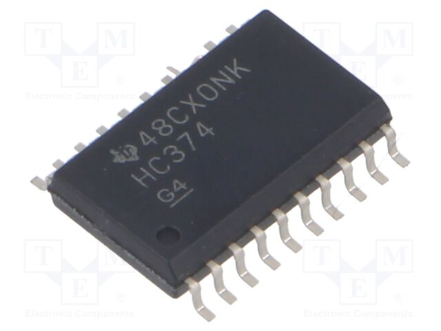 IC: digital; D flip-flop; Ch: 8; SMD; SO20; HC; OUT: 3-state