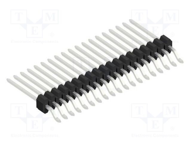 Connector: pin strips; pin header; male; PIN: 19; 1.27mm; SMT; 1x19