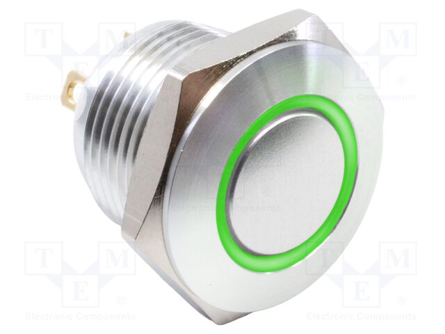Switch: vandal resistant; Pos: 2; SPST-NO; 2A/36VDC; IP67; OFF-(ON)