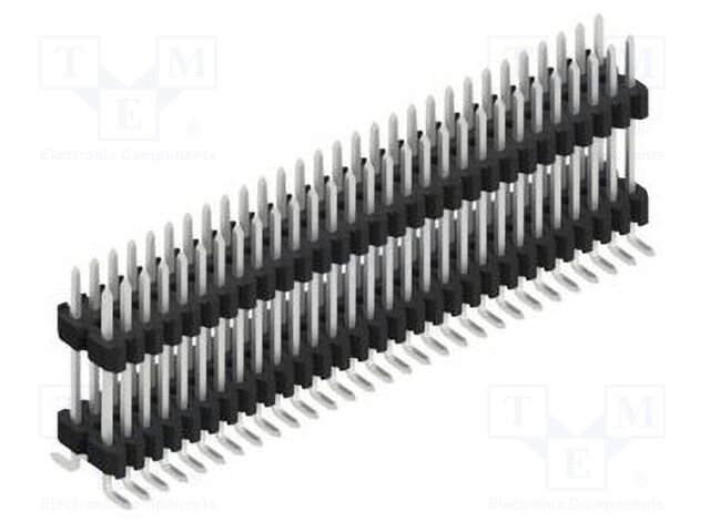 Connector: pin strips; pin header; male; PIN: 58; 1.27mm; SMT; 2x29