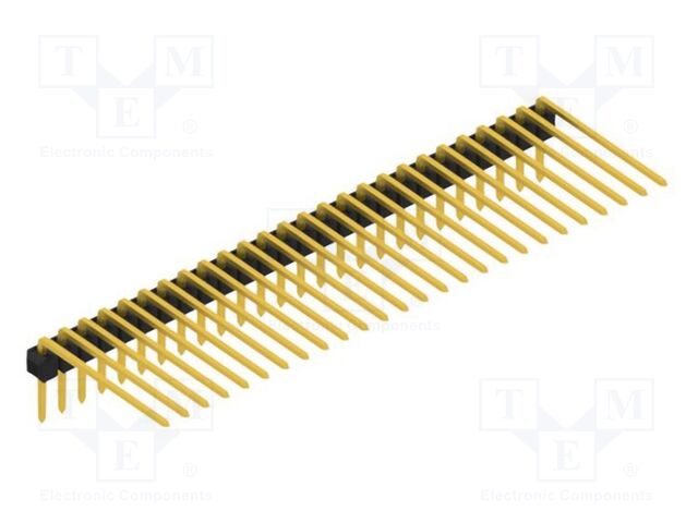 Connector: pin strips; pin header; male; PIN: 26; 2.54mm; THT; 1x26