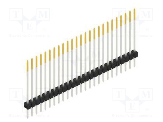 Connector: pin strips; pin header; male; PIN: 25; 2.54mm; THT; 1x25