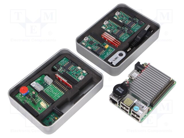 Dev.kit: RF; GPIO,USB; SIM,USB B micro,pin strips