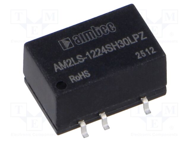 Converter: DC/DC; 2W; Uin: 10.8÷13.2V; Uout: 24VDC; Iout: 83mA; SMD