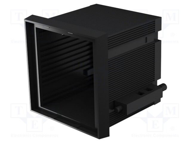 Enclosure: panel; X: 72mm; Y: 72mm; Z: 57mm; ABS + PC,PPO; black