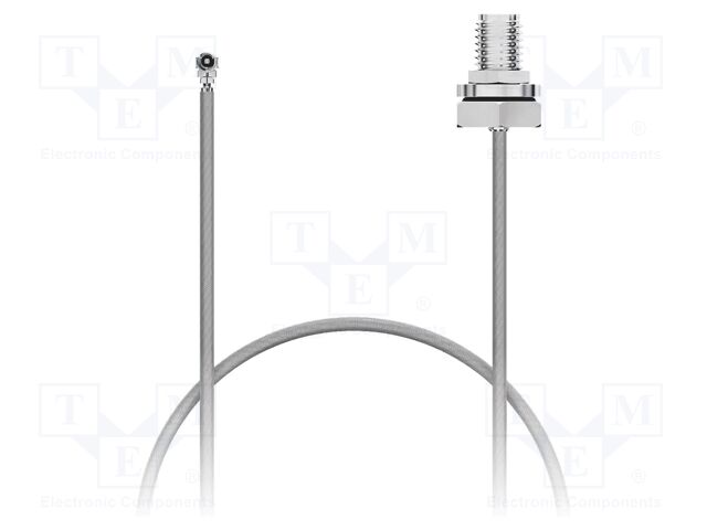 Cable; HIROSE U.FL,SMA female; grey; -40÷85°C; 0÷6GHz; 100mm; 50Ω