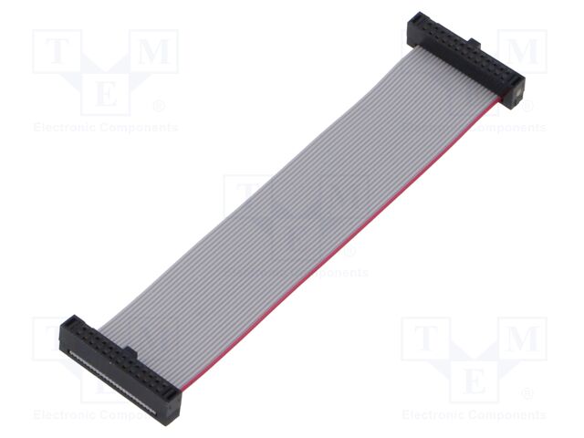Ribbon cable with IDC connectors; Tape ph: 0.64mm; 81.28mm