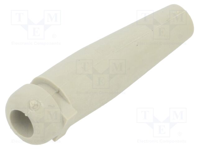 Strain relief; PVC; grey; 4.5÷5mm; Shore hardness: 63±5