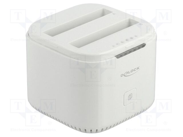 Docking station; USB 3.2 Gen 2; plastic; white