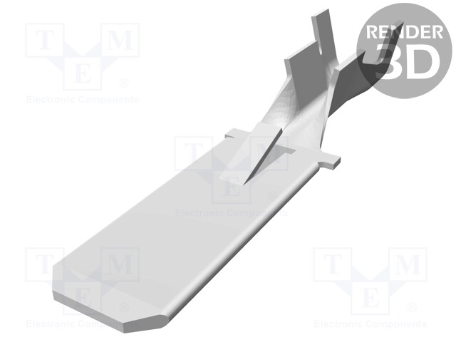 Terminal: flat; 6.35mm; 0.8mm; male; 0.8÷2mm2; crimped; for cable