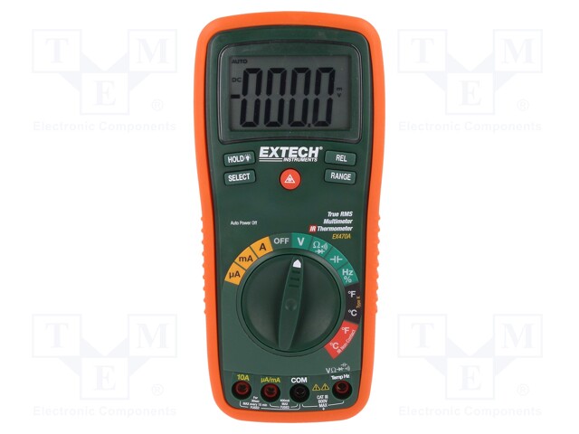 Digital multimeter; LCD (3999),with a backlit; True RMS AC