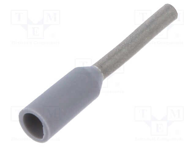 Bootlace ferrule; insulated; copper; 0.14mm2; Bit len: 6mm; tinned