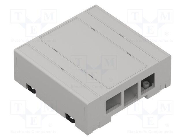 Enclosure: for computer; Raspberry Pi 4; light grey; X: 89.4mm