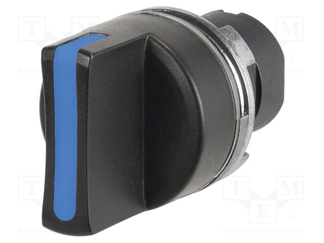Switch: rotary; 22mm; Stabl.pos: 5; black; none; IP65; prominent