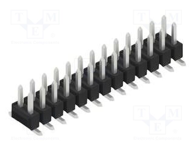 Connector: pin strips; pin header; male; PIN: 26; 2.54mm; SMT; 2x13