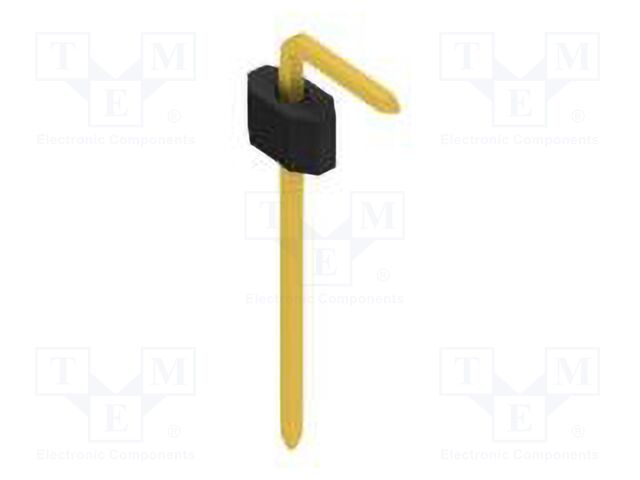 Connector: pin strips; pin header; male; PIN: 1; 1.27mm; THT; 1x1