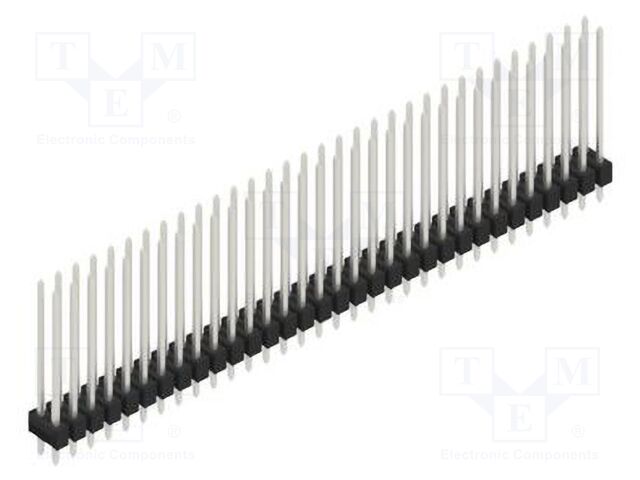 Connector: pin strips; pin header; male; PIN: 64; 2.54mm; THT; 2x32