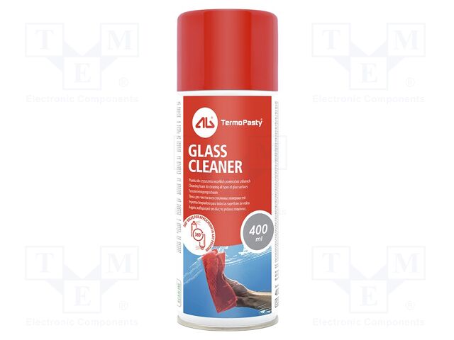 Cleaning agent; 0.4l; spray; can; Features: leaves no streaks