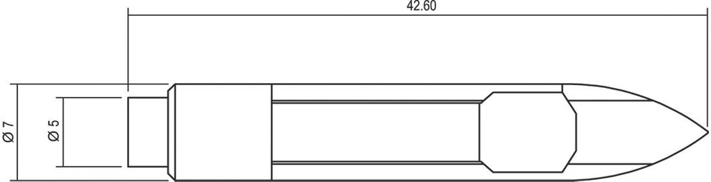 LED lamp; white cold; T6,8; 8÷48VDC; 8÷48VAC; -30÷85°C