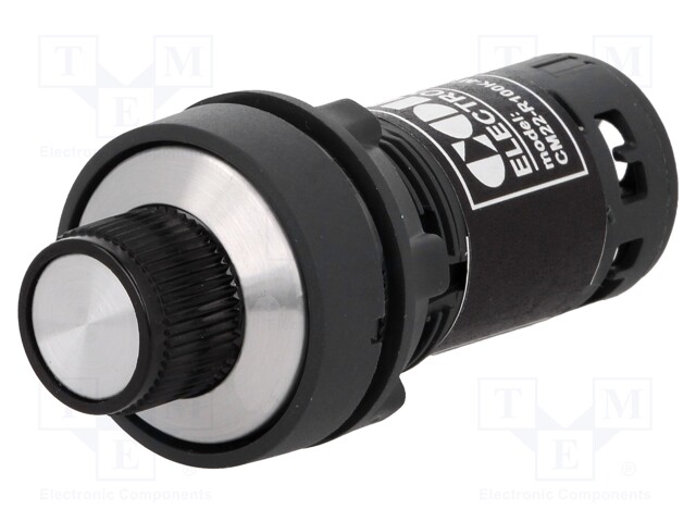 Potentiometer; 22mm; CM22; -25÷70°C; Ø22.5mm; IP65; 100kΩ