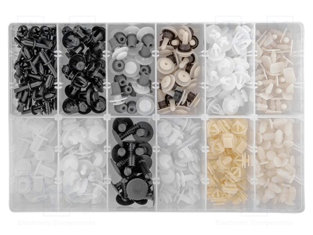 Car clips; 345pcs; Peugeot