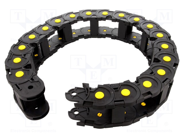 Cable chain; Series: Medium; Bend.rad: 150mm; L: 1000mm