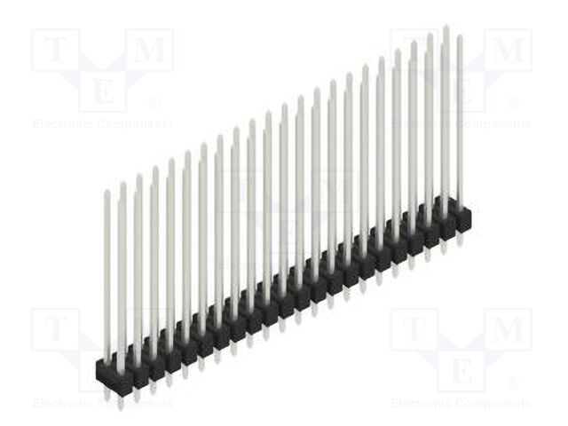 Connector: pin strips; pin header; male; PIN: 44; 2.54mm; THT; 2x22