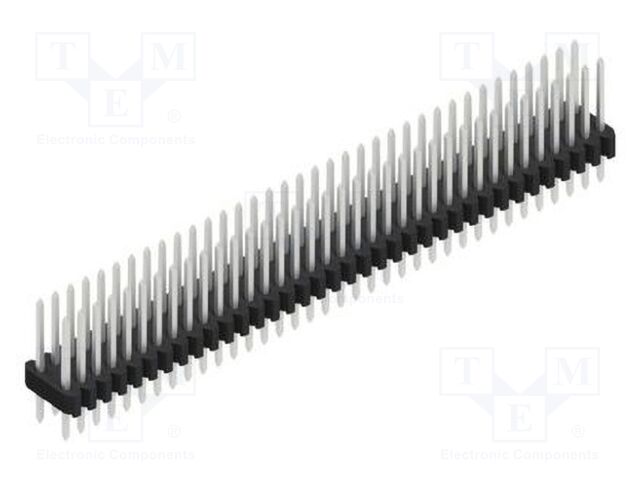 Connector: pin strips; pin header; male; PIN: 72; 1.27mm; THT; 2x36