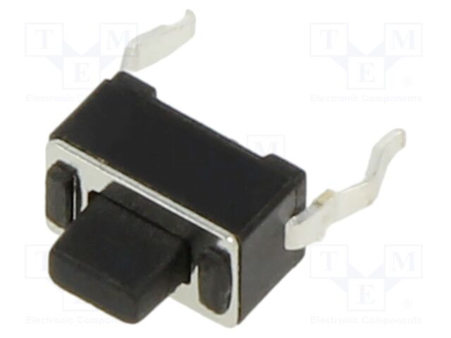 Microswitch TACT; SPST; Pos: 2; 0.05A/12VDC; THT; 2.45N; 5.5mm