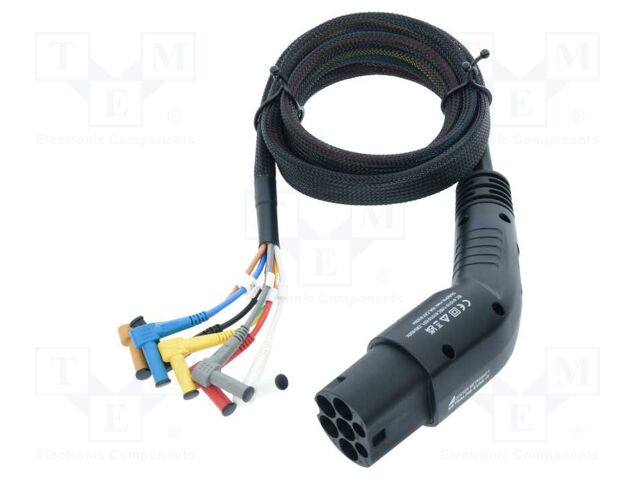 Meter: test adapter; IP40; 250/430V; 10A; 1.5m; 0÷40°C