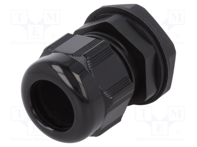 Cable gland; M25; IP66,IP68; Mat: polyamide; black; Pcs: 10